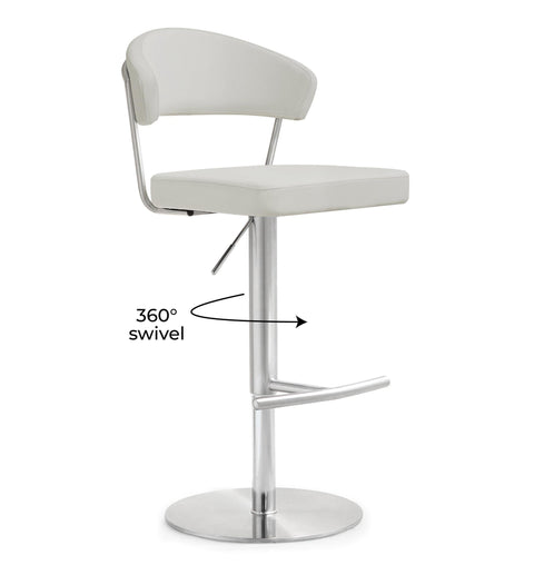Florence Como Performance Vegan Leather Adjustable Stool - image 8