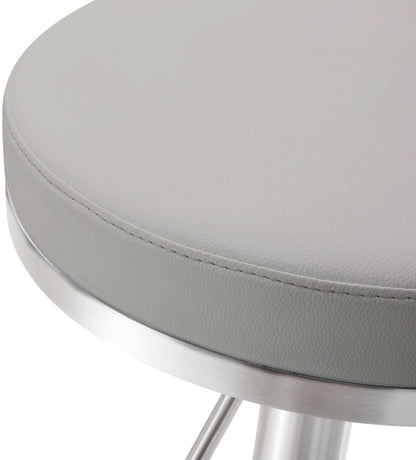 Charlee Light Grey Stainless Steel Barstool