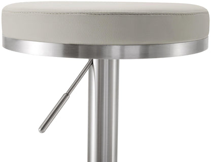 Charlee Light Grey Stainless Steel Barstool