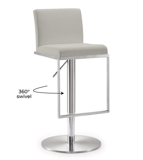 Amelie Bellamy Performance Vegan Leather Adjustable Stool - image 8