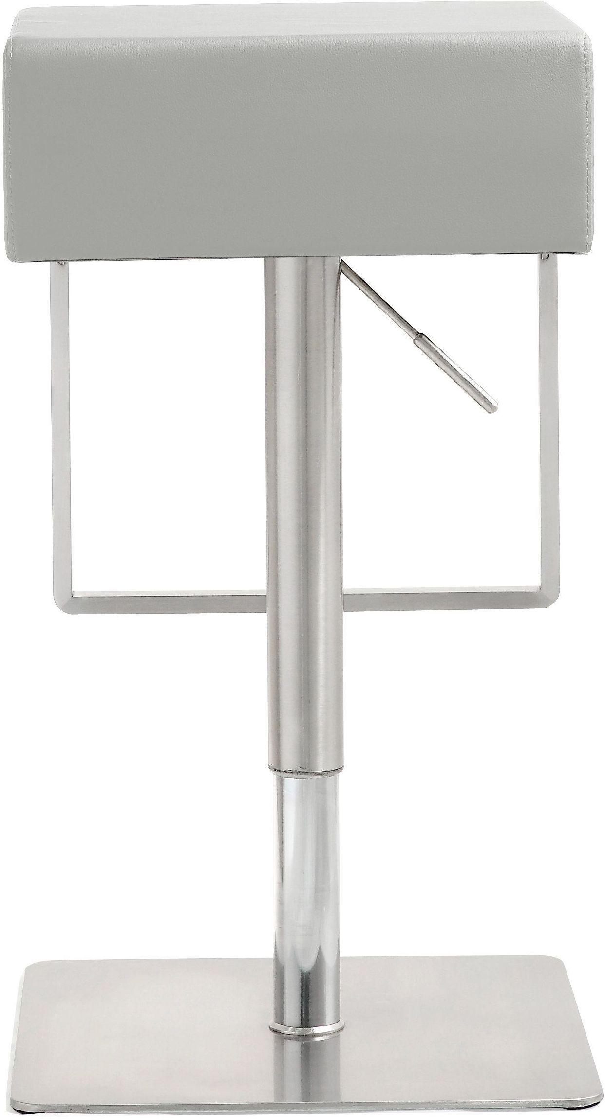 cyril light grey adjustable barstool