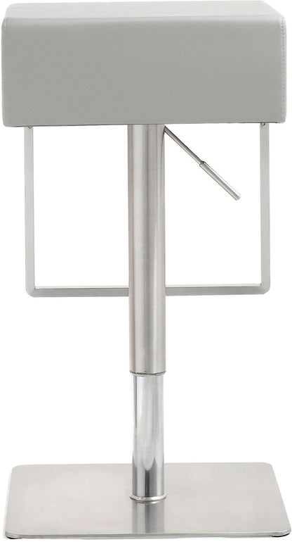 Cyril Light Grey Adjustable Barstool