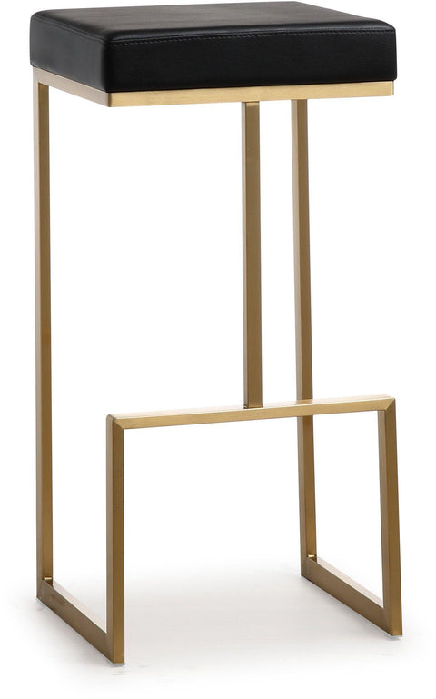 Atara Black Gold Steel Barstool (Set of 2)