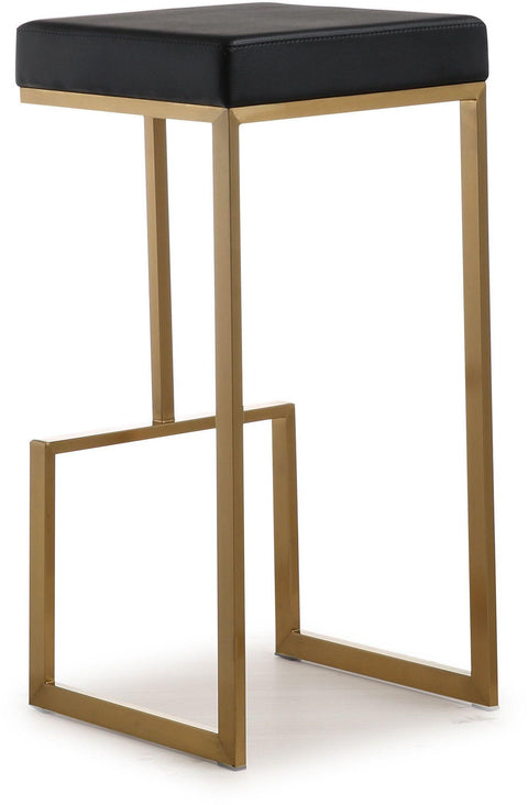 Atara Black Gold Steel Barstool (Set of 2)