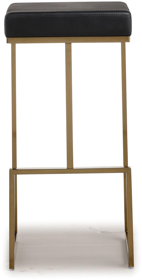 Atara Black Gold Steel Barstool (Set of 2)