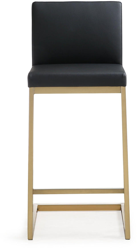 Scarlett Black Gold Steel Counter Stool (Set of 2)