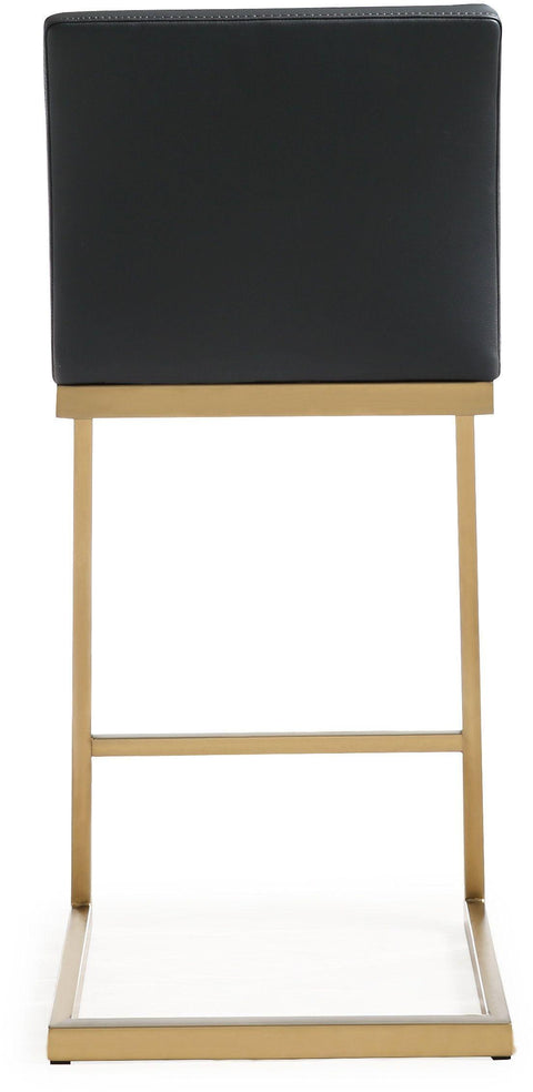 Scarlett Black Gold Steel Counter Stool (Set of 2)