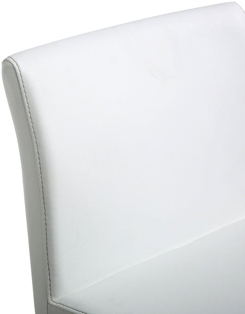 Lara White Gold Steel Counter Stool (Set of 2)