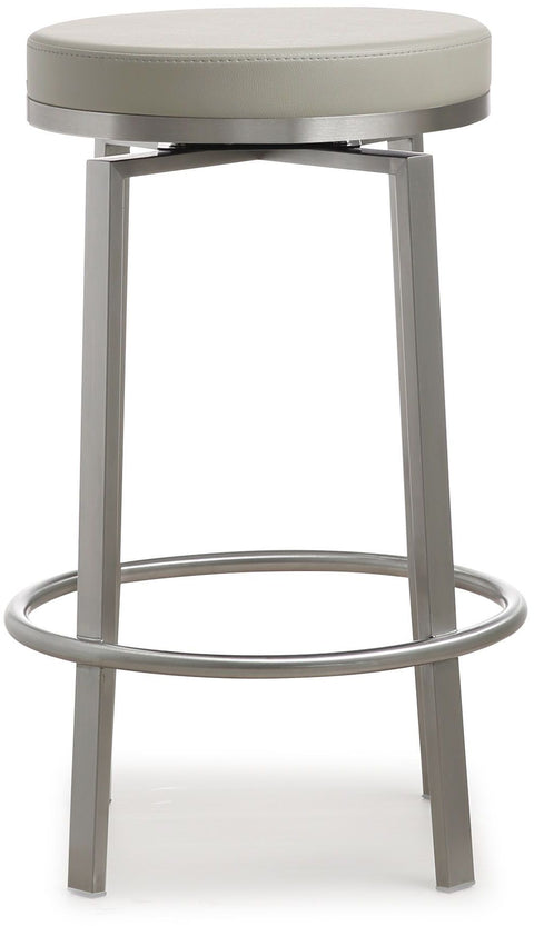 Kapri Light Grey Swivel Counter Stool - Set of 2