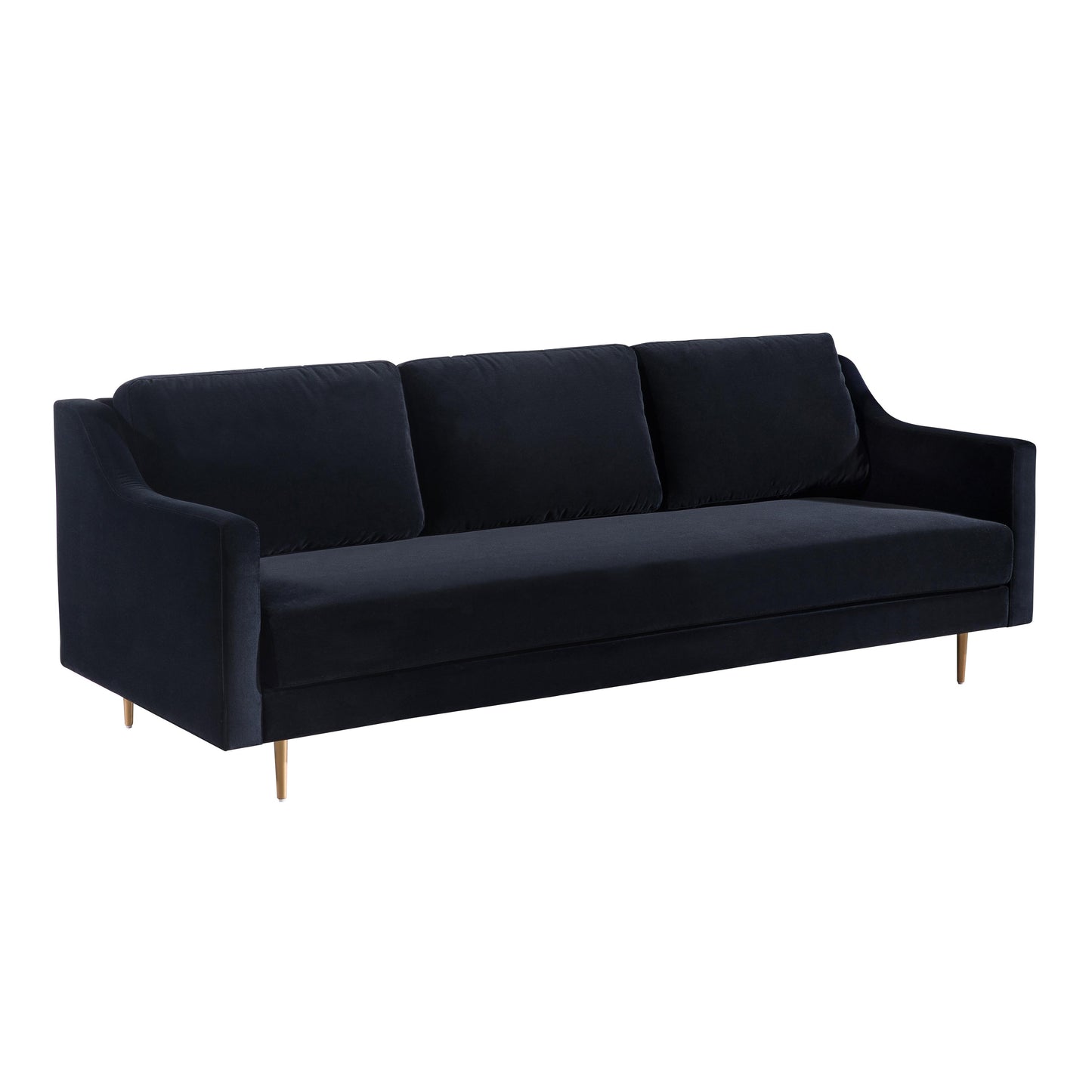 london black velvet sofa