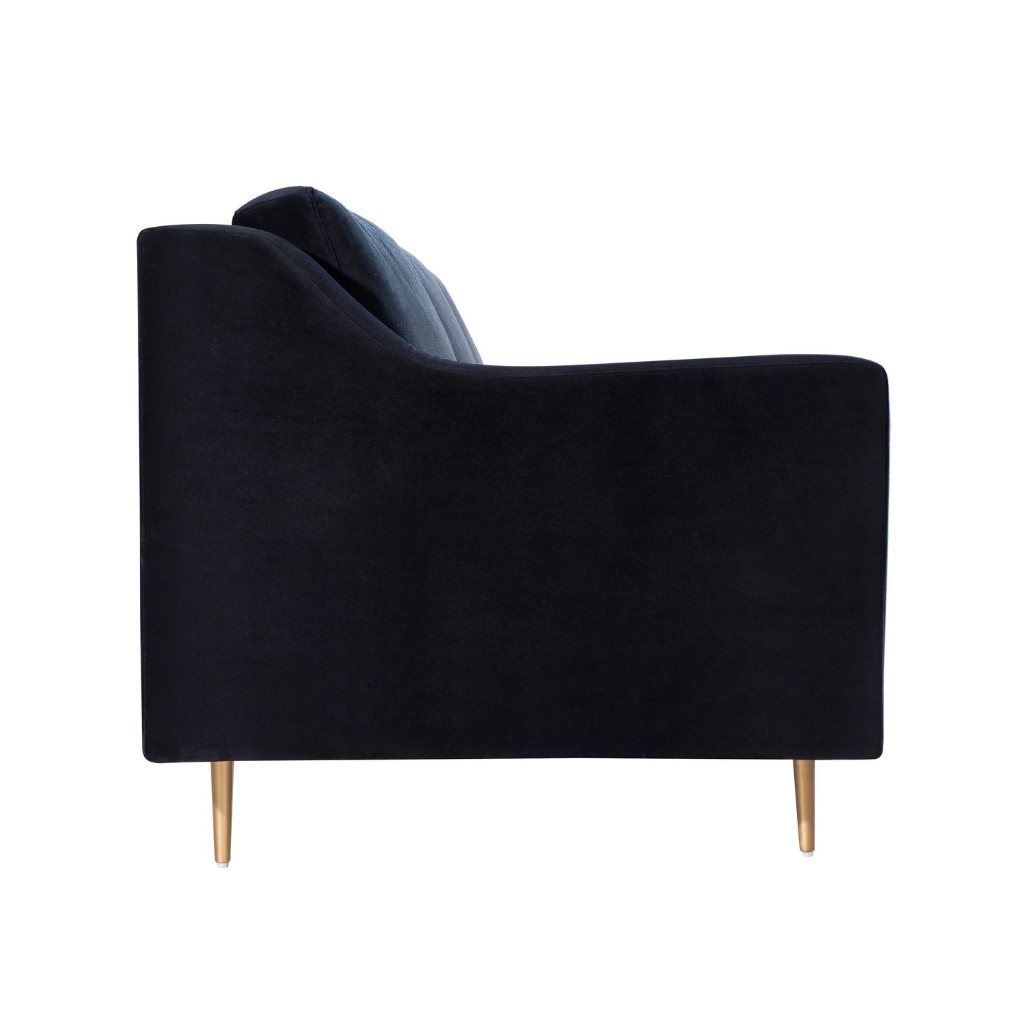 london black velvet sofa