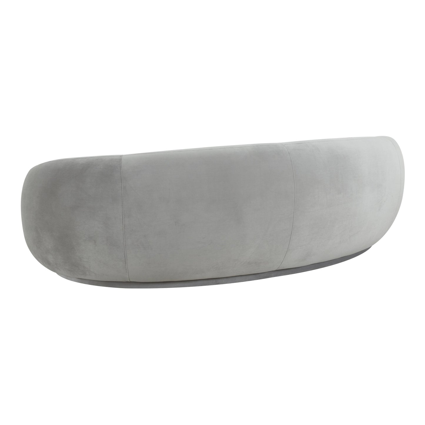 tischa light grey velvet sofa