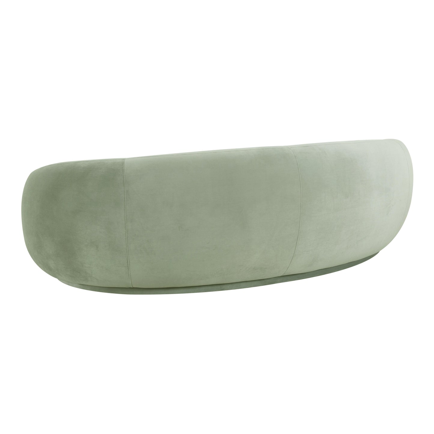 tischa moss green velvet sofa