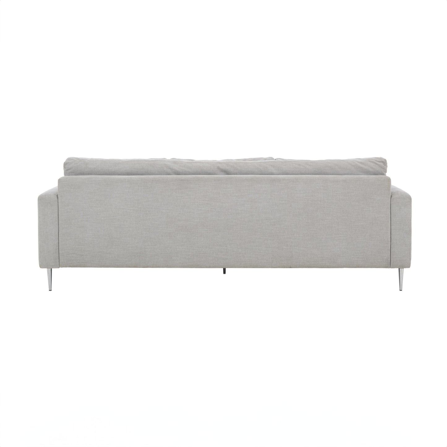 nolan light grey textured velvet lounge sofa