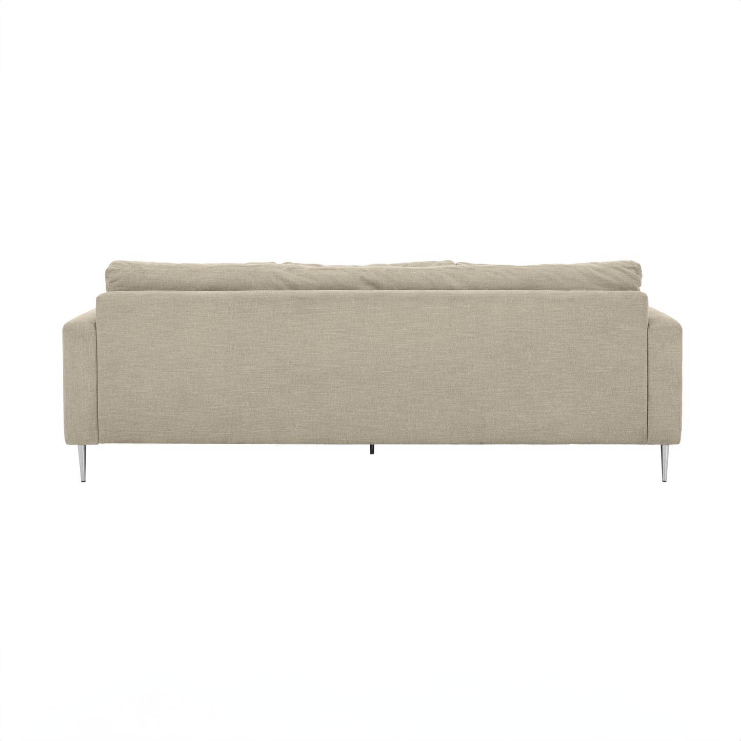 nolan beige textured velvet lounge sofa