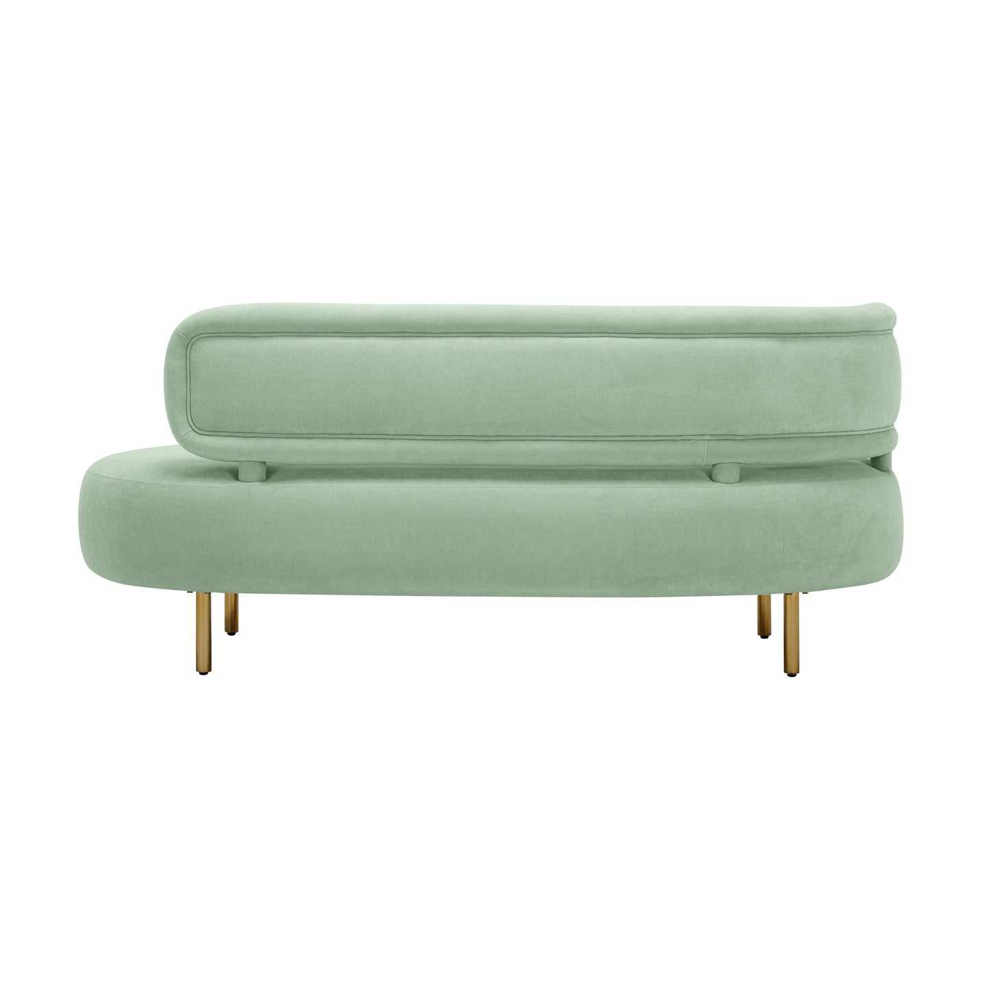 kendall mint green velvet sofa