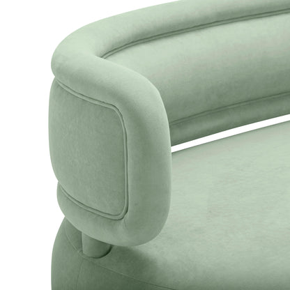 Kendall Mint Green Velvet Sofa