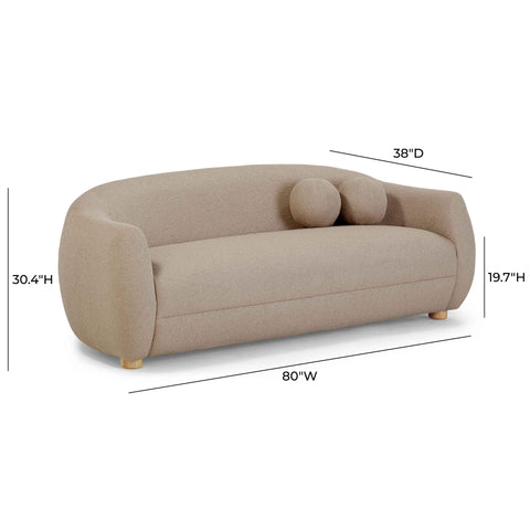 Elodie Marais 80" Contract-Grade Boucle Sofa - image 8