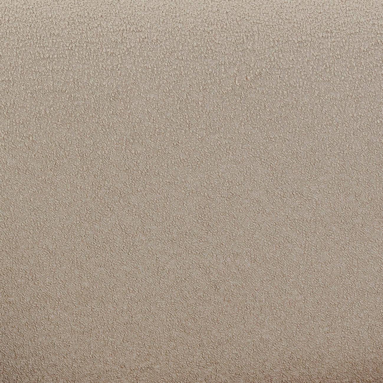 channeled light brown boucle sofa