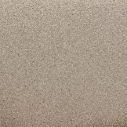 Channeled Light Brown Boucle Sofa