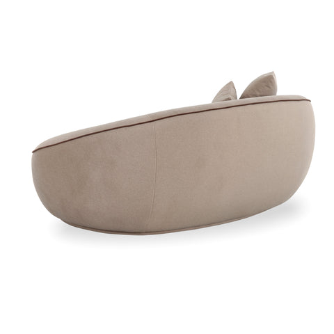 Amelie Marais 78" Taupe Performance Faux Mohair Loveseat - image 4