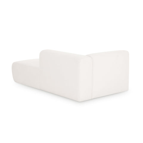 Juliette Valois Cream Performance Chenille Modular Chaise - image 4