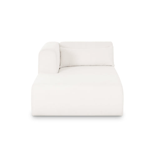 Juliette Valois Cream Performance Chenille Modular Chaise - image 3