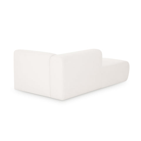 Juliette Valois Cream Performance Chenille Modular Chaise - image 4