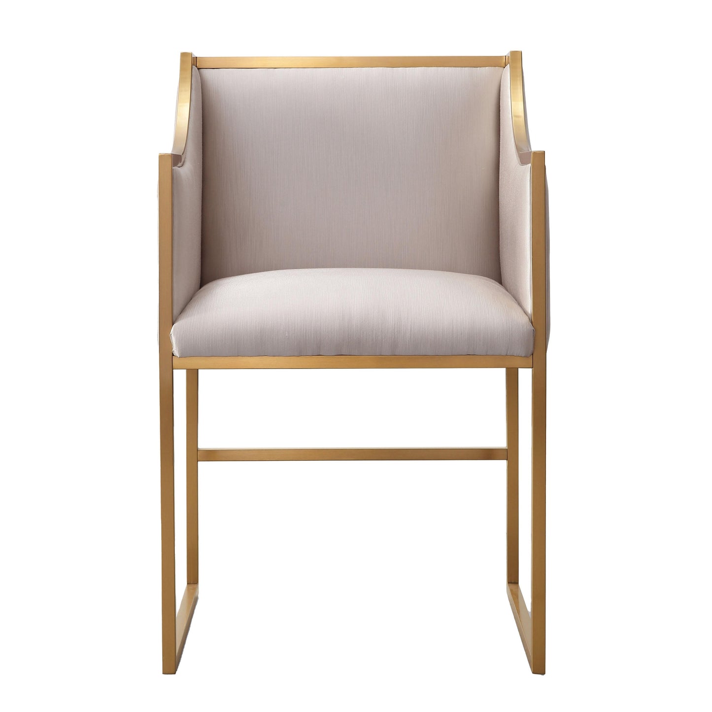 ferrara cream velvet gold chair