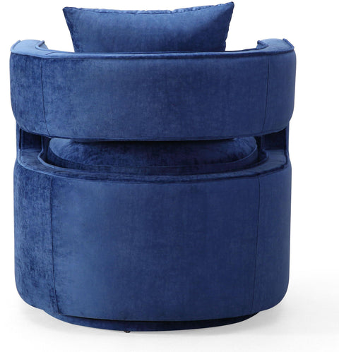 Ayla Navy Swivel Chair