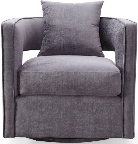 Ayla Grey Swivel Chair
