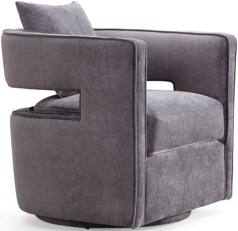 Ayla Grey Swivel Chair