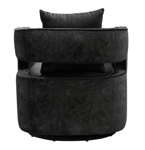 Ayla Black Swivel Chair