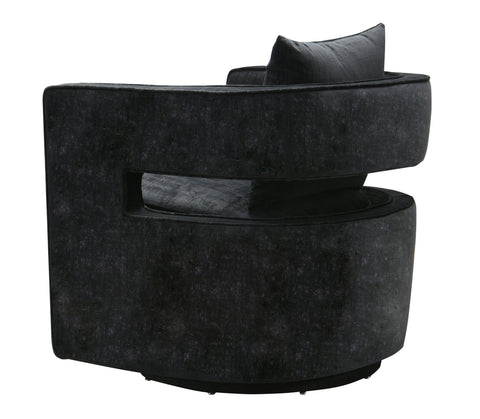 Ayla Black Swivel Chair