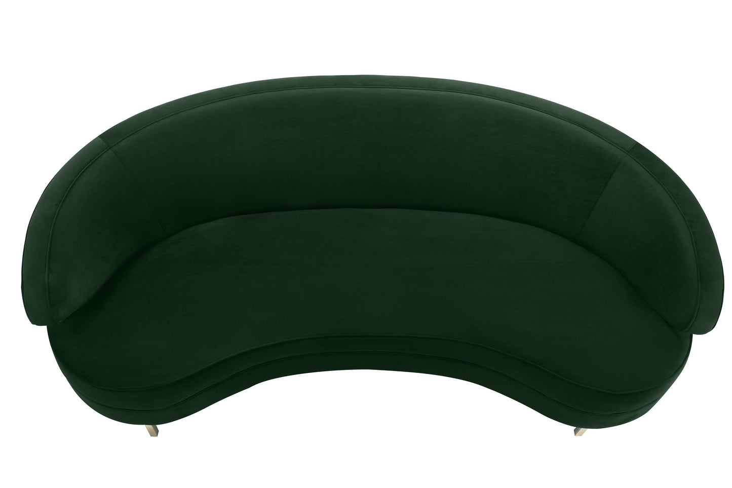 sagura forest green velvet sofa