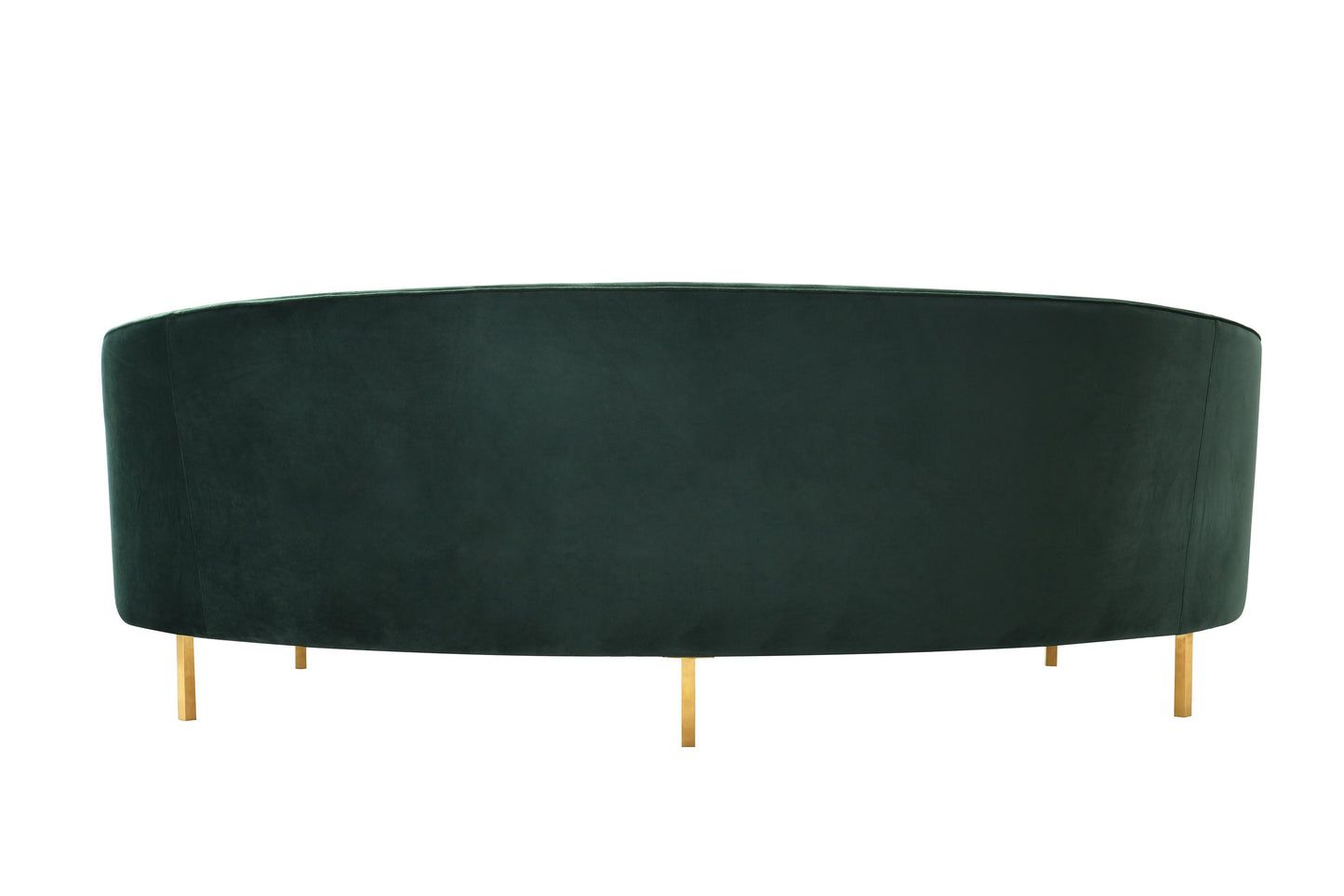 sagura forest green velvet sofa