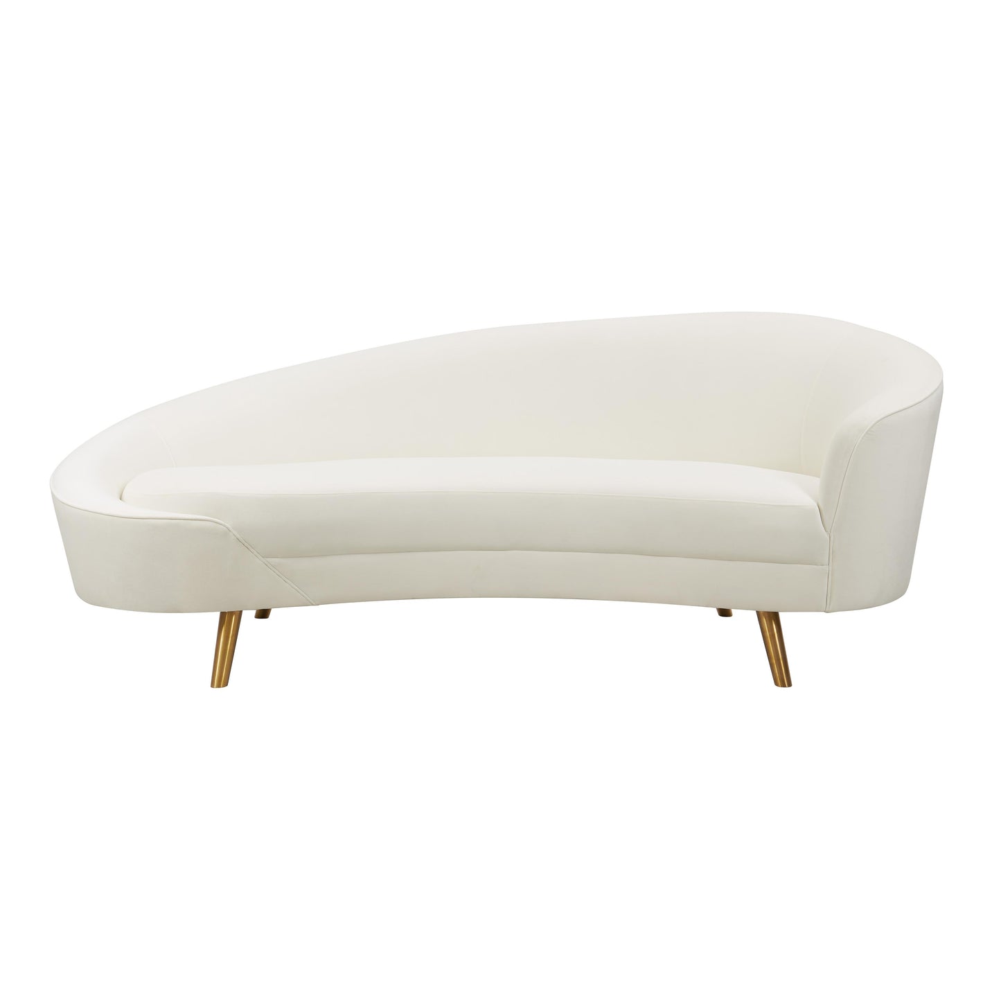 pippa cream velvet sofa