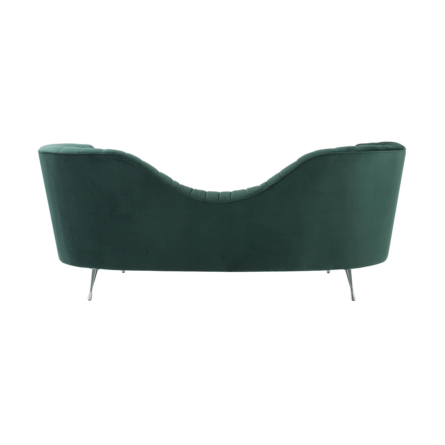 mixie forest green velvet sofa