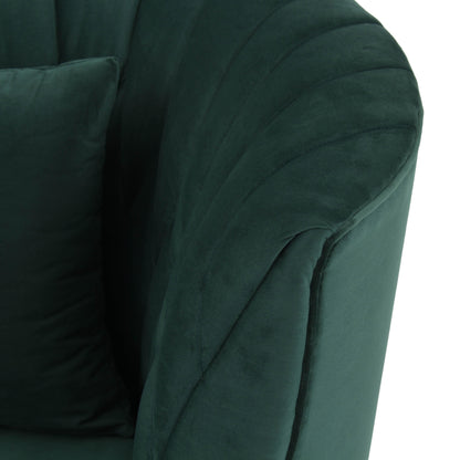 Mixie Forest Green Velvet Sofa