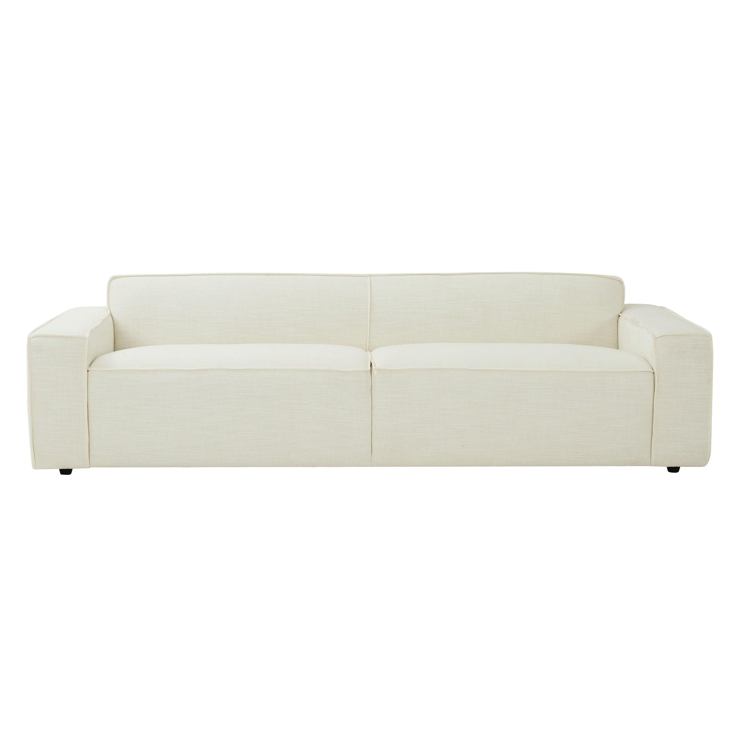 zoe cream linen sofa