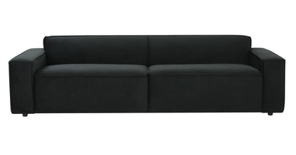 Zoe Black Velvet Sofa