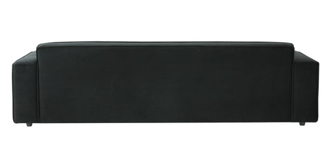 Zoe Black Velvet Sofa