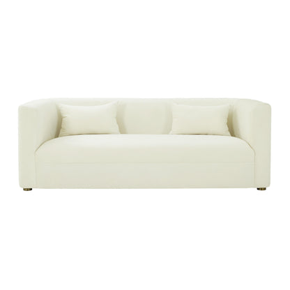 Moonrise Cream Velvet Sofa