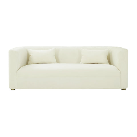 Moonrise Cream Velvet Sofa