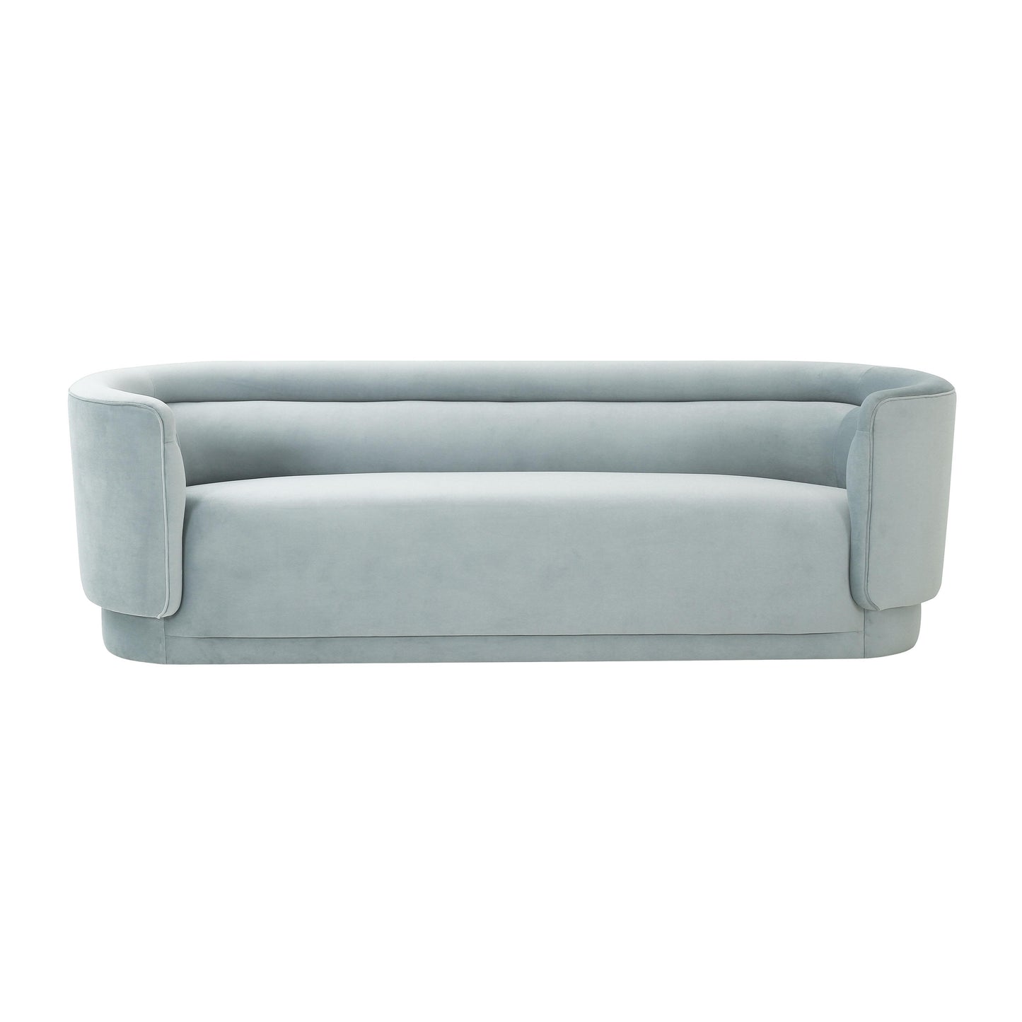 delilah sea blue velvet sofa