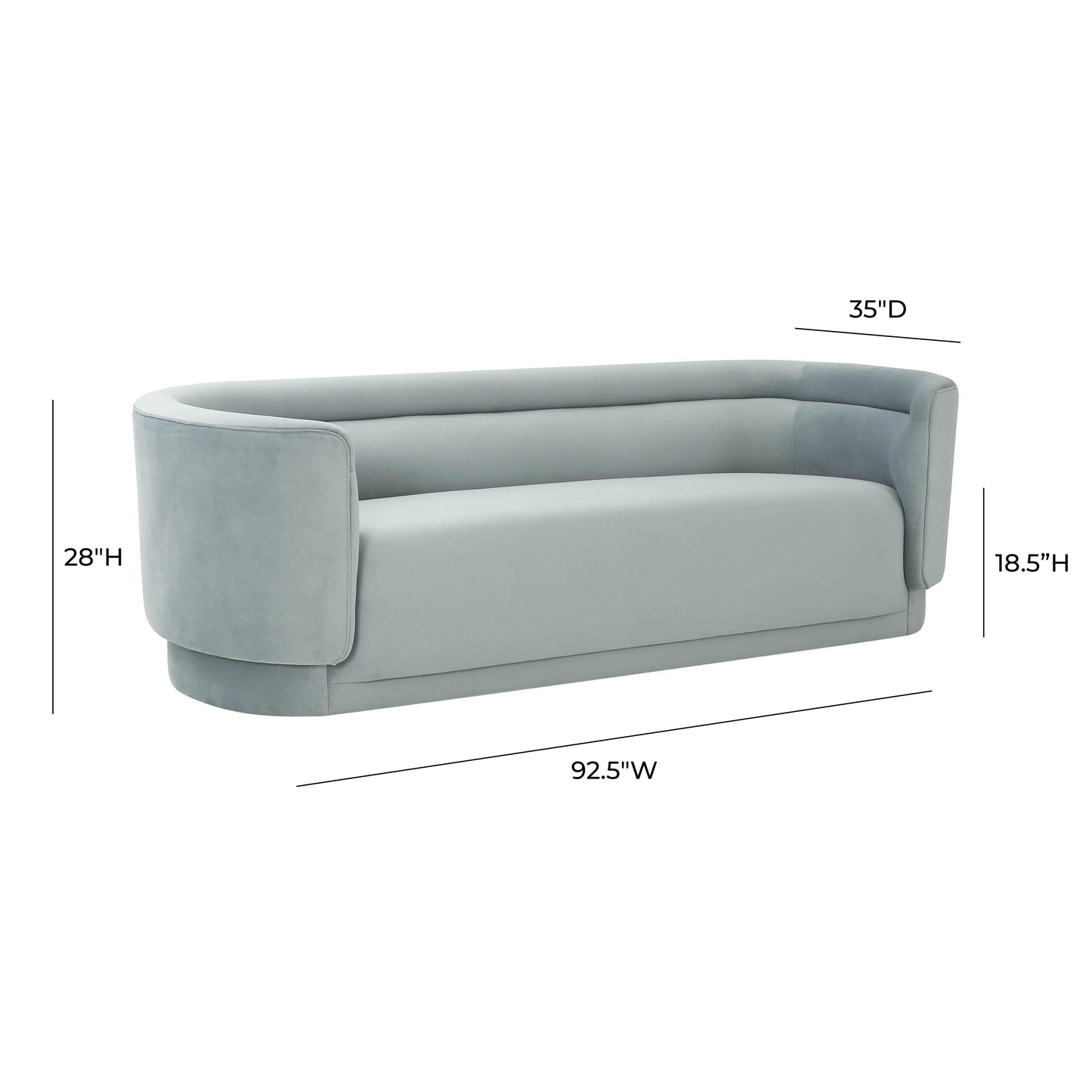 delilah sea blue velvet sofa