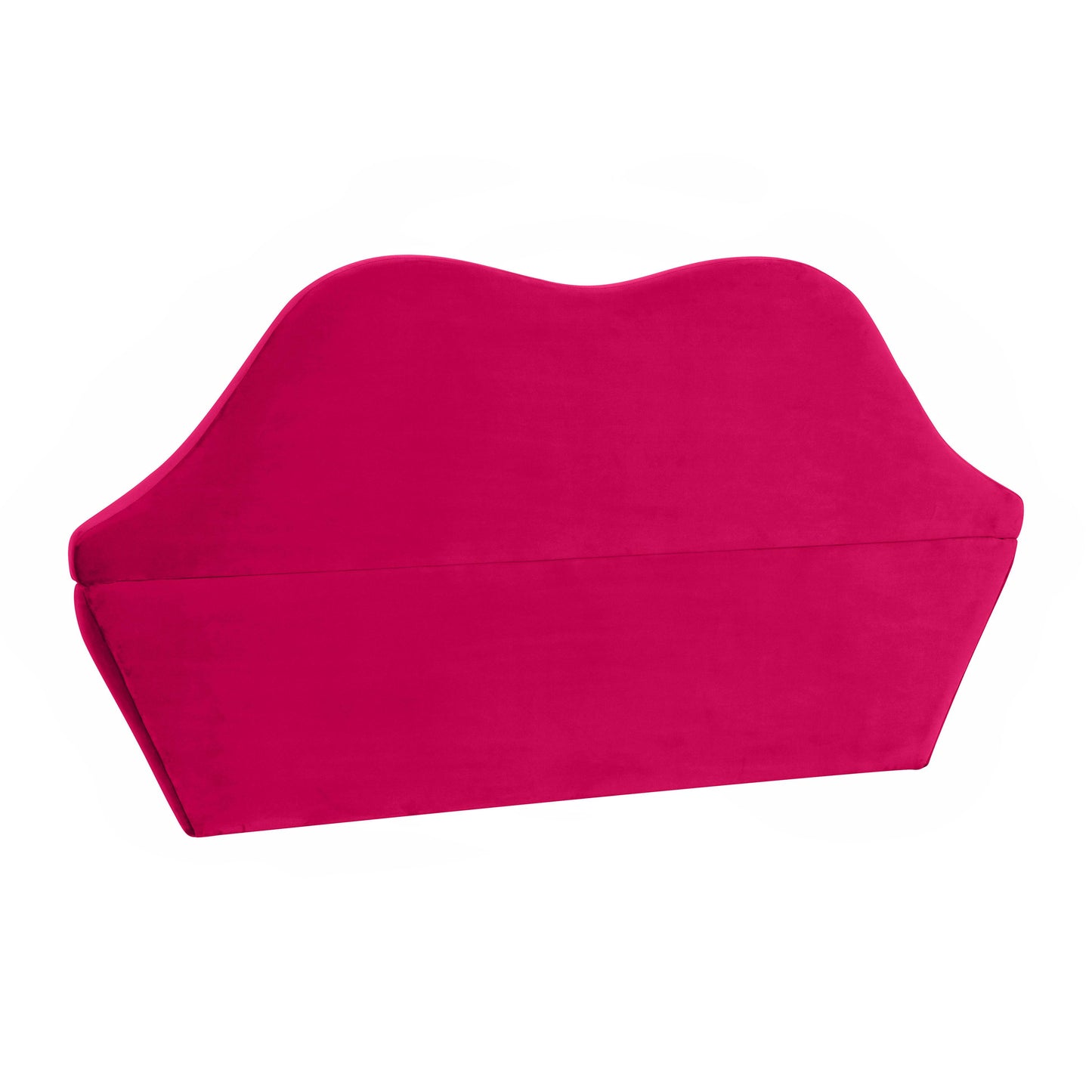 jenna hot pink velvet settee