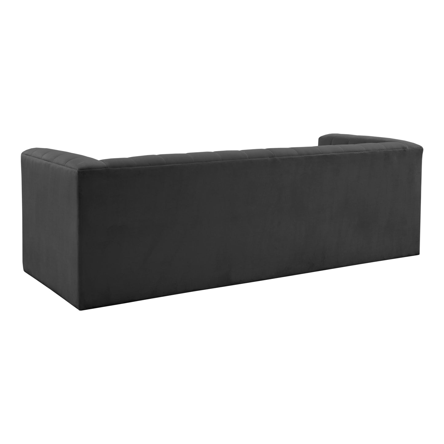 anais black velvet sofa