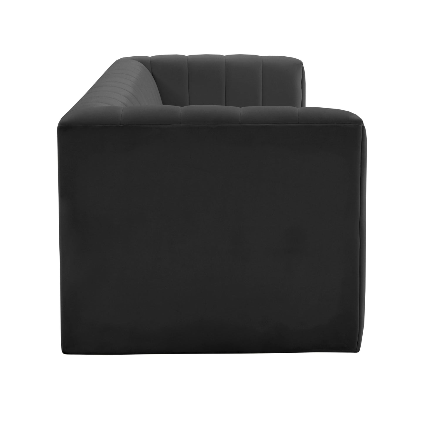 anais black velvet sofa