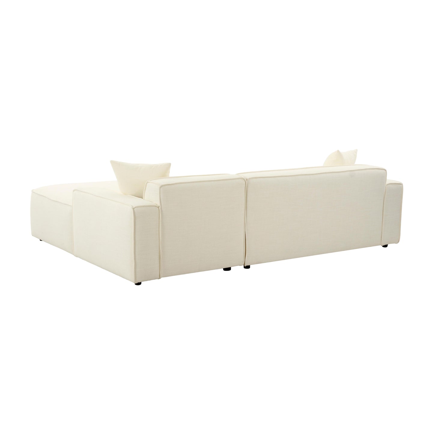 zoe cream linen sectional - raf